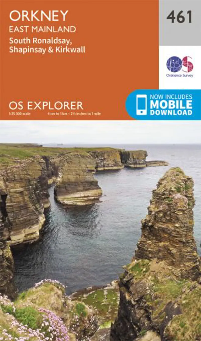 OS Explorer Map 461 - Orkney - East Mainland
